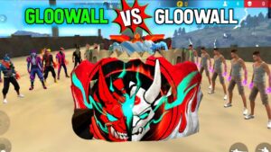 Free Fire Gloowall Skin Fight On Factory Roof 😈 1 Vs 1 Gloowall Fight with Adam 🥺 Garena Free Fire 🔥