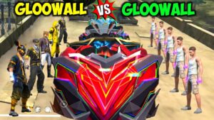 Free Fire Gloowall Skin Fight On Factory Roof 😱 Adam Vs Pro Squad Gloowall Fight | Garena FreeFire 🔥