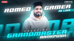 Free Fire Live- GrandMaster Rank Pushing To Top 1- AO VIVO