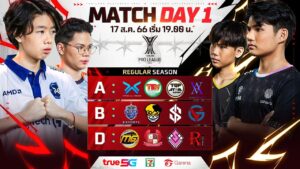 🔴ᴸᶦᵛᵉ Free Fire Thailand Pro League 2023 - Regular Season Day 1