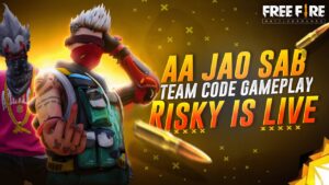 Free fire live game play with subscriber / team code | Garena Free Fire LIVE #riskylive