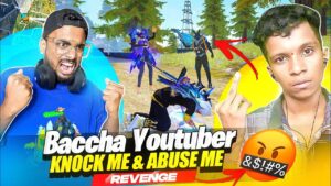 Grandmaster Score Baccha Youtuber In My Opponent 🤬 Abuse me - Garena Free Fire Max