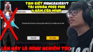 HÙNG AKIRA VỀ SERVER VN ĐANG CHƠI BỊ KHÓA ACC, TẠM BIỆT HUNGAKIRAYT NICK FREE FIRE 4 NĂM CỦA MÌNH