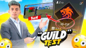 🔴[Live] Finally Hardest Guild Test is Back👽UG-Esp🔥Raistar White444 vs 4 Pro Players - Free fire Live