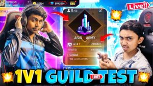 Live Hardest Guild Test 1 VS 4 Pc/Mobile Guild Recruitment !! Dum H Tho Aja !  - Garena Free Fire