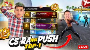 🔴[Live] I'D Back👽Push To Top 1 Grandmaster in CS🔥- Garena Free Fire Live Unban😱!?