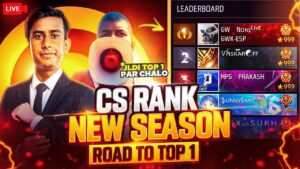 🔴[Live] New Season Push To Top 1 Grandmaster🔥CS With Global Squad👽- Garena Free Fire Live Unban😱!?