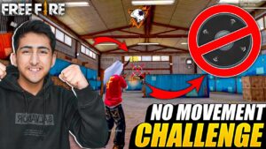 Lone Wolf But No Movement😍😨Challenge 1X1 - Garena Free Fire