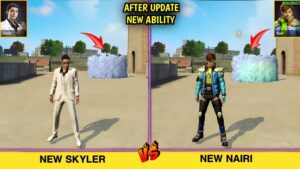 NEW SKYLER VS NEW NAIRI ABILITY TEST FREE FIRE / GARENA FREE FIRE