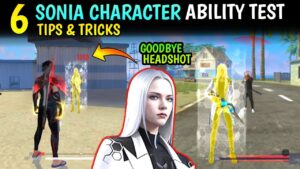 NEW SONIA CHARACTER ABILITY TEST - GARENA FREE FIRE
