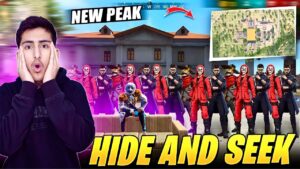 New Peak Hide And Seek😍😱1 Vs 10 Noob  - Garena Free Fire