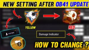 New Setting After Ob41 Update | How To Change Damage Colour In Free Fire