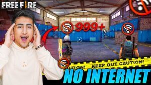 No Internet Prank In Lone Wolf😍😨- Garena Free Fire