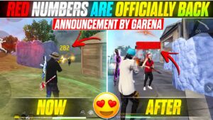 Official Announcement By Garena😍🔥 Red Numbers Are Back😱 || Garena Free Fire