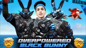 PN HARSH ⚡ WITH BLACK 🖤 BUNNY 🐰 MORE DANGEROUS 🥵🔥 ! OVERPOWERED 1vs4 GAMEPLAY - Garena Free Fire