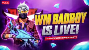 WM BADBOY is Live || Weekly MemberShip GiveAway || Garena FreeFire