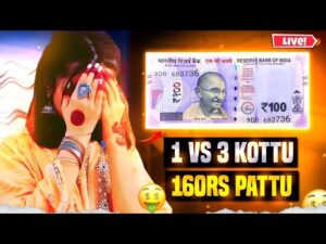 1 VS 3 KOTTU REDDEM PATTU || GIRL IS LIVE || garena free fire max