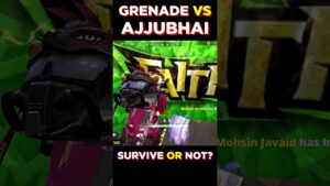 AJJUBHAI STUCK BETWEEN GRENADE | GARENA FREE FIRE #shorts