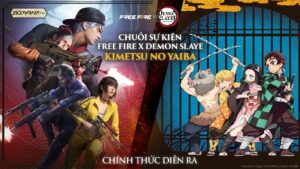 Bạn đã sẵn sàng để sở hữu bộ sưu tập của chuỗi sự kiện Free Fire x Demon Slayer: Kimetsu no Yaiba 🔥🔥