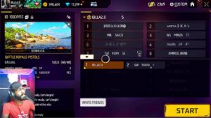 රජ ප්‍රෝ GARENA FREE FIRE LIVE - BILLA