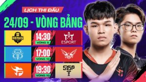 HEV vs TDT l TV vs HQ l FL vs SGP l ĐTDV Mùa Đông 2023 | Vòng Bảng - 24/9