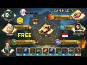 Indonesia Server Demon Slayer Event Special Interface 🥰 || Garena Free Fire
