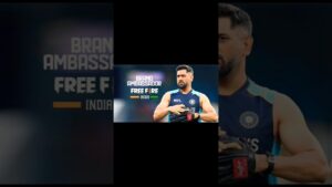 MS Dhoni Garena Free Fire  Brand Ambassador // MS Dhoni //  #freefireindia #msdhoni #shorts