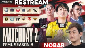 Nobar FFML SEASON 8 MATCHDAY 2 Bareng Ncang Regi MR05, Efdewe, Dimas FP, Asep - Garena Free Fire