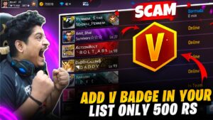 SCAM BY V BADGE YOUTUBERS || ADD IN YOUR LIST 😱|| ONLY ₹500 - Garena FreeFire India 🔥