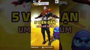 Thử thách dùng 5 viên UMP Hổ Trùm Lắm Chiêu hạ địch #SK_B2S_ff #SK_giovang3_ff