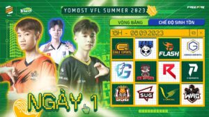 [YOMOST VFL SUMMER 2023] NGÀY 1 | P ESPORTS KHỞI ĐỘNG ẴM TRỌN MỌI VỊ TRÍ CAO TRÊN BẢNG XẾP HẠNG