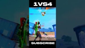 1vs4 Clutch 😱😱AWM🤯 🎯FREE FIRE MAX STATUS GARENA FREE FIRE MAX #shorts #short