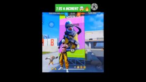 AWM 1 VS 4 MOMENT 🤯 || GARENA FREE FIRE #freefire #shorts