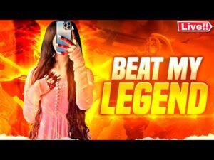 BEAT MY LEGEND || GIRL IS LIVE || garena free fire max