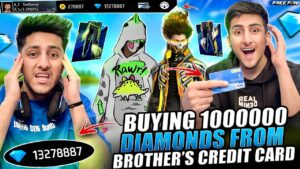 Buying Diamonds From My Brother’s Credit Card 💳 😂 Opening All New Events- Garena Free Fire