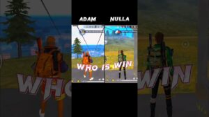 DJ ADAM😎 V/S  NULLA👩🏿 RACE 🤯 ABILITY TEST-GARENA FREE FIRE #shorts #viral #trending #ff