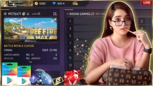 FREE FIRE INDIA GIRL LIVE STREAM || CUSTOM ROOM GIVEAWAY #freefire #radhagaming27 #garenafreefire