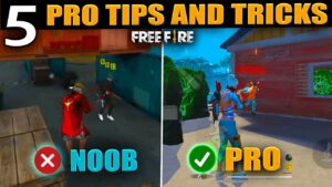 FREE FIRE TOP 5 PRO TIPS AND TRICKS 🔥 - GARENA FREE FIRE - 4FLAG GAMER