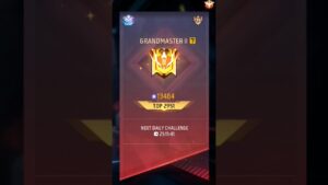 Grandmaster 🏆 List 😎 || Garena free fire #shorts #freefire