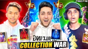 LOKESH GAMER VS AS GAMING VS ADITECH GUN COLLECTION WAR - GARENA FREE FIRE