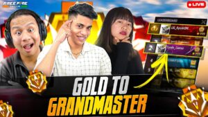 🔴[Live] Finally Grandmaster🤫Road To 999+ Star🔥Day 3 - Free Fire Live !!