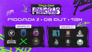 TAÇA DAS PATROAS RODADA 2 AO VIVO - GRUPOS A E C | FREE FIRE ESPORTS BRASIL