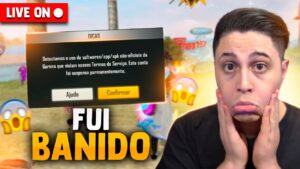 💙 TOMEI BAN PERMANETE FF !! 💙 MEGA AO VIVO 💙 FREE FIRE MOBILE 💙 LIVE ON! 💙