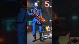 TOP 5 DANGEROUS GUN SKIN⚡IN MY FF ID🔥#explorepage #freefireshorts #garenafreefire #short