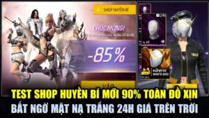 Test Shop Huyền Bí Mới 90% Toàn Đồ Xịn Mà Rẻ - Khó Tin Đồ Mặt Nạ Trắng 24H Giá Trên Trời | Free Fire