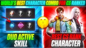 World's Best Character Combo For Cs Ranked😍🔥|| Garena Free Fire India