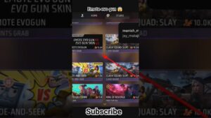 emote Evo gun 🗺️Evo gun skin 🎇 ! free fire map 🤯 ! #freefire #garenafreefire #shorts