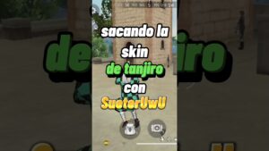 sacando la skin de tanjiro / SueterUwU #freefire #garenafreefire #gaming
