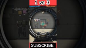 1 VS 3 AWM IMPOSSIBLE 🤯CLUTCH 🔥| GARENA FREE FIRE | #short #freefire #shortsviral