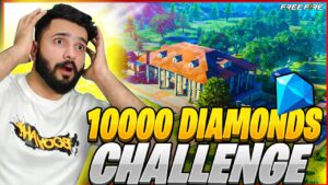 10 Thousand Diamonds 💎💎 Challenge On Peak😮😮 Garena Free Fire🔥🔥